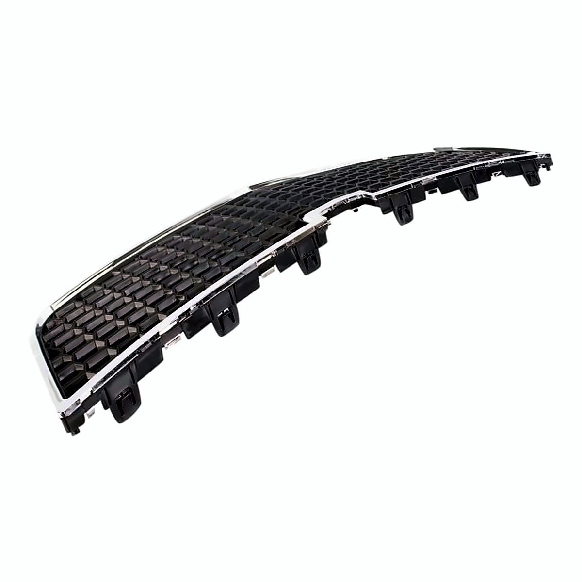 2011-2014 Chevrolet Cruze Grille Lower Matte-Black With Chrome Modg Exclude 1.4L Eco Model – Side View (GM1200624)
