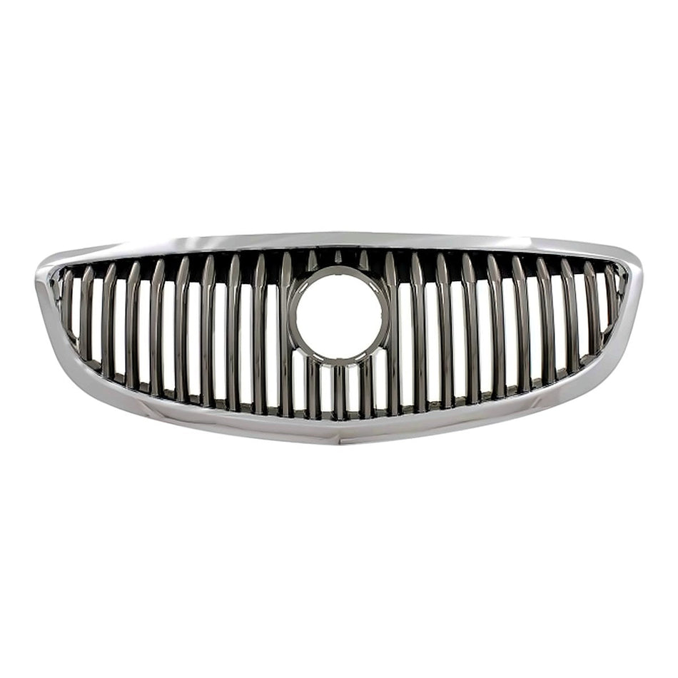 2008-2012 Buick Enclave Grille Black With Chrome Frontame – Front View (GM1200628)