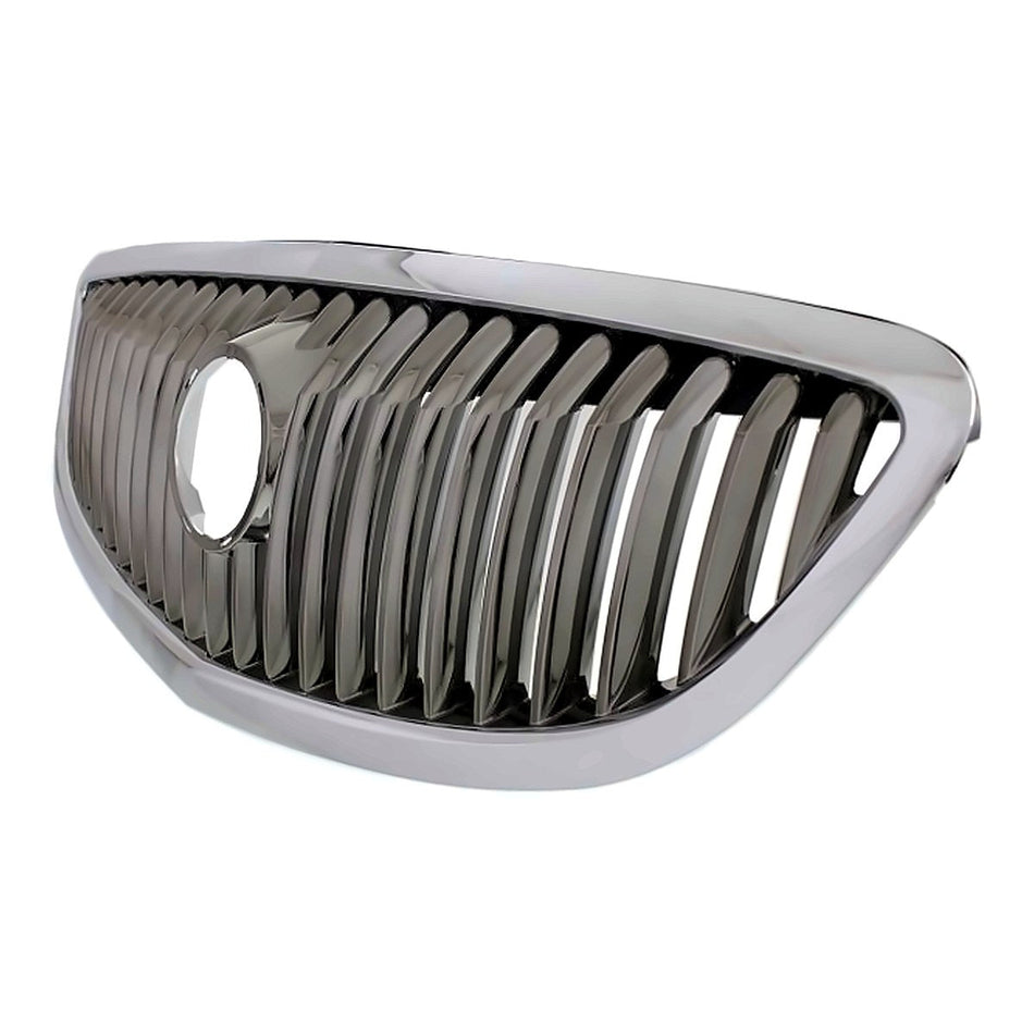 2008-2012 Buick Enclave Grille Black With Chrome Frontame – Side View (GM1200628)