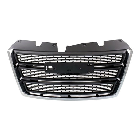 2010-2015 Gmc Terrain Grille Matte-Black With Chrome Mldg – Front View (GM1200630)