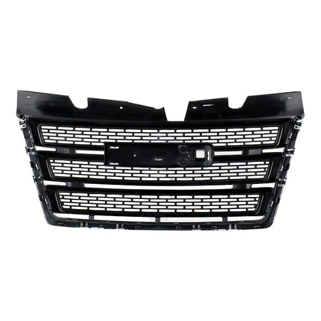 2010-2015 Gmc Terrain Grille Matte-Black With Chrome Mldg – Back View (GM1200630)