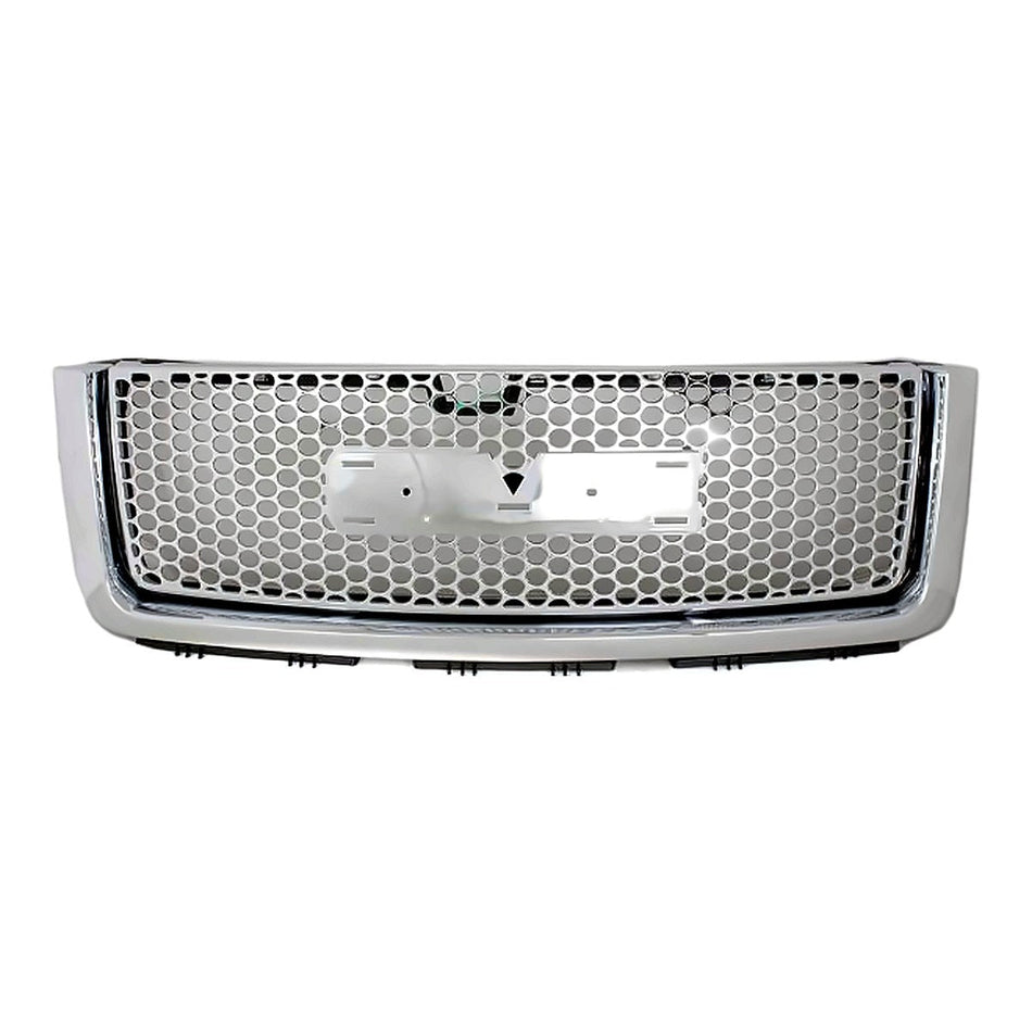 2007-2013 Gmc Denali 1500 Grille Chrome/Black Denali – Front View (GM1200631)