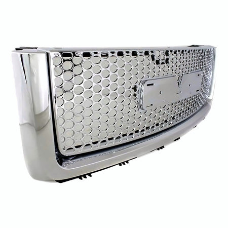 2007-2013 Gmc Denali 1500 Grille Chrome/Black Denali – Side View (GM1200631)
