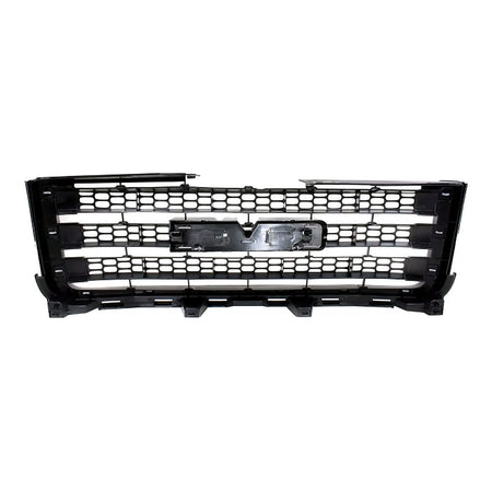 2011-2014 Gmc Sierra 2500 Grille Matte-Dk Gray With Chrome Mldg 2500/3500 – Back View (GM1200633)