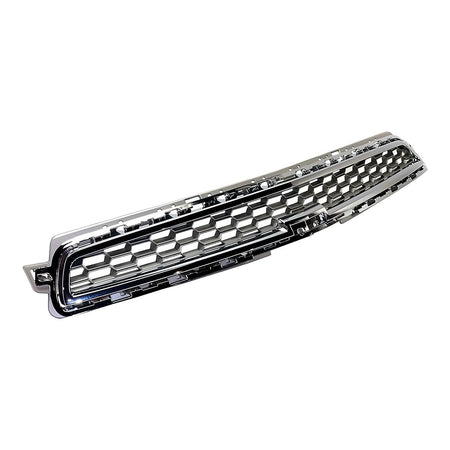 2013 Chevrolet Malibu Grille Upper Ltz Model Silver-Gray With Chrome Moulding – Side View (GM1200648)