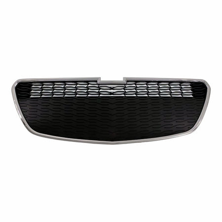 2013-2015 Chevrolet Spark Grille Lower Matt-Black With Chrome Mldg Without Fog Hole Ls/Lt – Front View (GM1200656)
