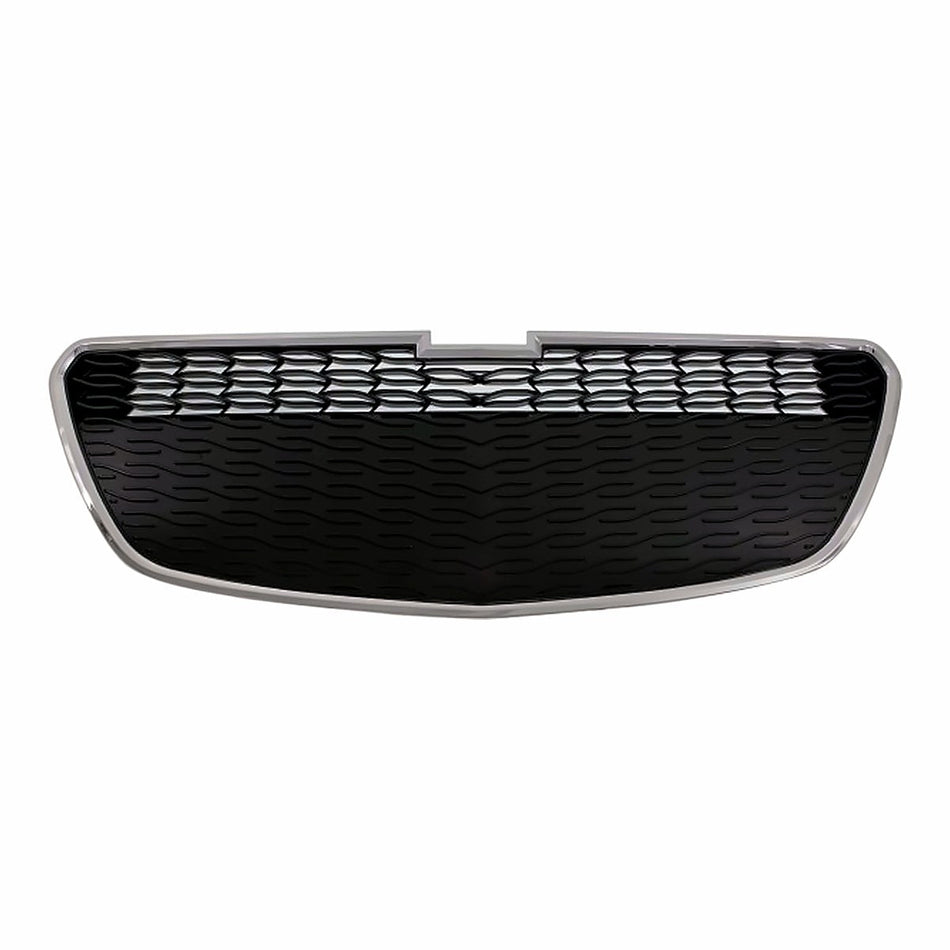 2013-2015 Chevrolet Spark Grille Lower Matt-Black With Chrome Mldg Without Fog Hole Ls/Lt – Front View (GM1200656)