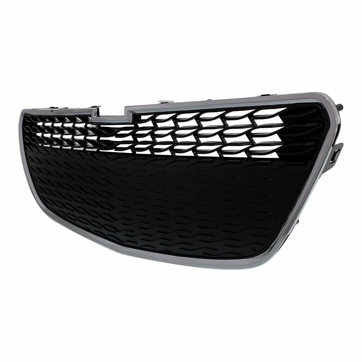 2013-2015 Chevrolet Spark Grille Lower Matt-Black With Chrome Mldg Without Fog Hole Ls/Lt – Side View (GM1200656)