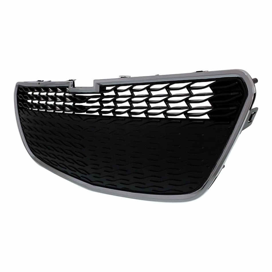 2013-2015 Chevrolet Spark Grille Lower Matt-Black With Chrome Mldg Without Fog Hole Ls/Lt – Side View (GM1200656)
