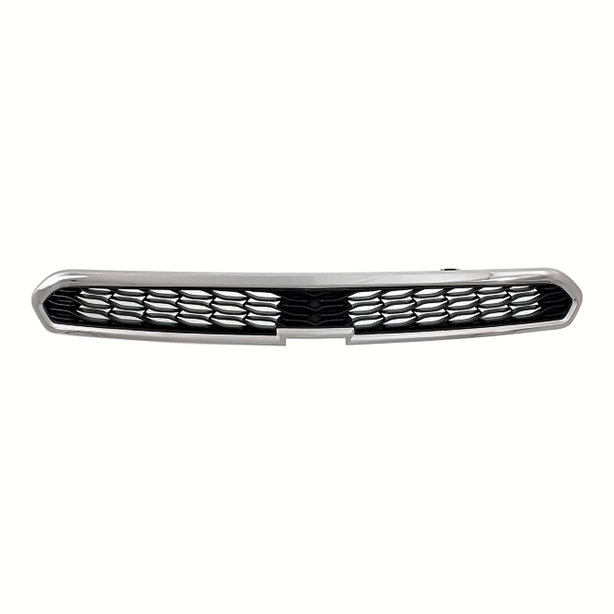 2013-2015 Chevrolet Spark Grille Upper Matt-Black With Chrome Mldg Without Fog Hole Ls/Lt – Front View (GM1200657)