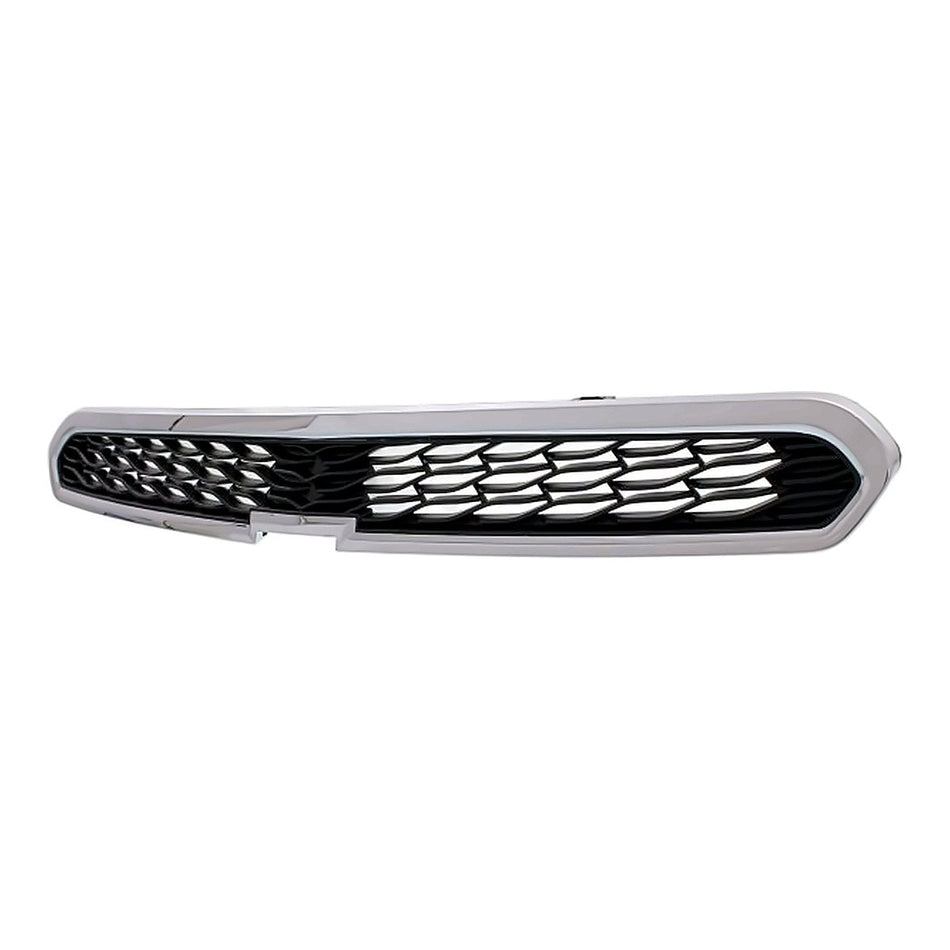 2013-2015 Chevrolet Spark Grille Upper Matt-Black With Chrome Mldg Without Fog Hole Ls/Lt – Side View (GM1200657)