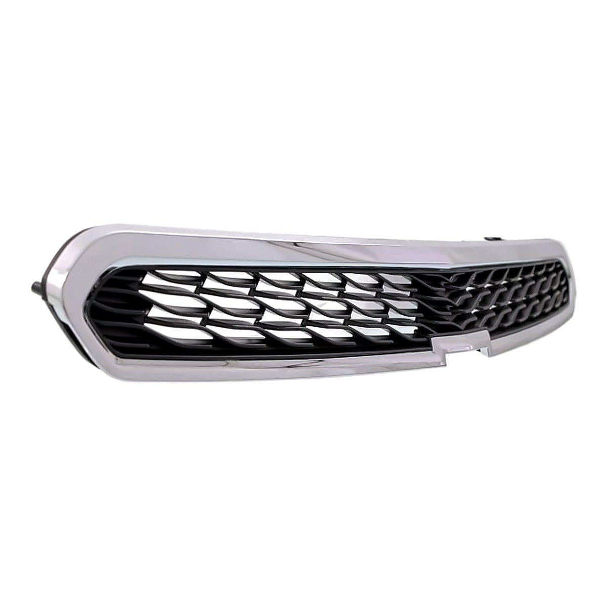 2013-2015 Chevrolet Spark Grille Upper Matt-Black With Chrome Mldg Without Fog Hole Ls/Lt – Side View (GM1200657)