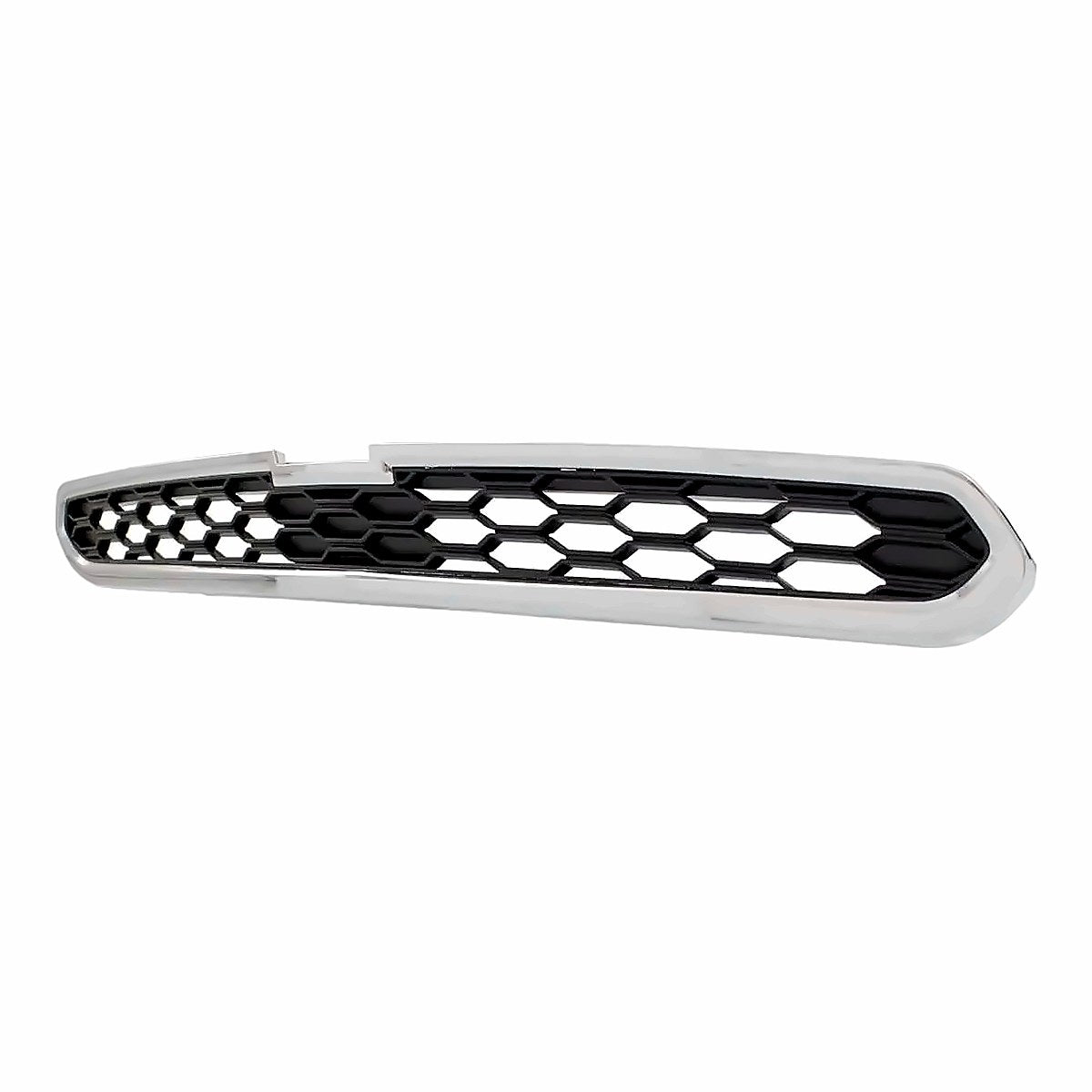 2013-2015 Chevrolet Spark Grille Upper Matt-Black With Chrome Mldg With Fog Light Hole – Side View (GM1200660)