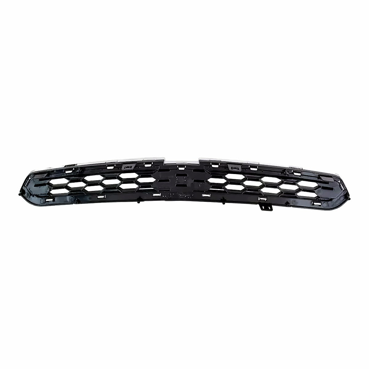 2013-2015 Chevrolet Spark Grille Upper Matt-Black With Chrome Mldg With Fog Light Hole – Back View (GM1200660)
