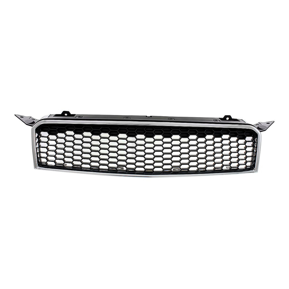 2009-2011 Chevrolet Aveo_5 Grillpartial Textured With Chrome Frontame/Textured Mldg – Front View (GM1200668)