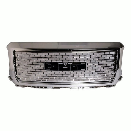 2014-2015 Gmc Denali 1500 Grille With Chrome Moulding Denali – Front View (GM1200681)
