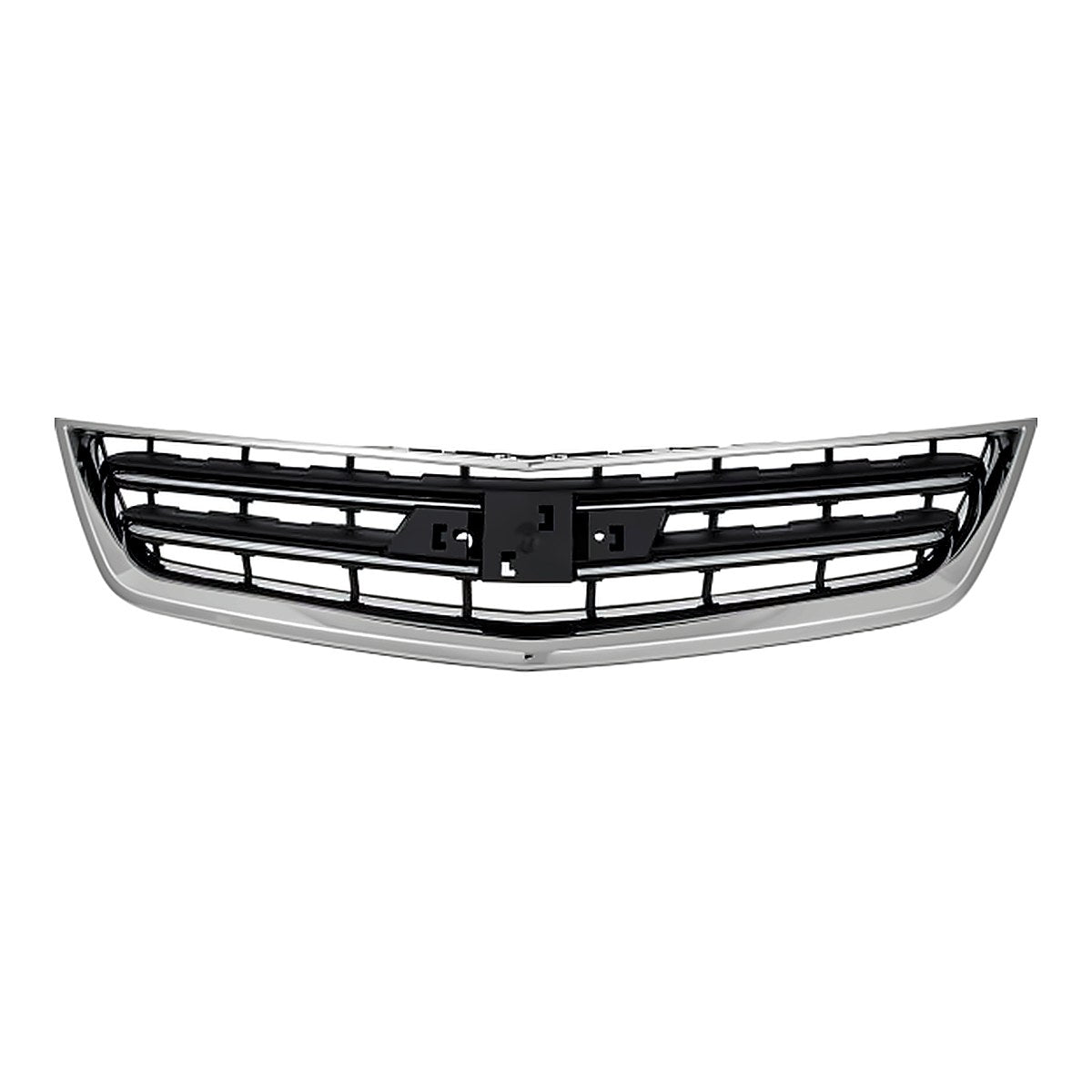 2014-2020 Chevrolet Impala Grille With Chrome Molding Matte Black Lt Model – Front View (GM1200685)