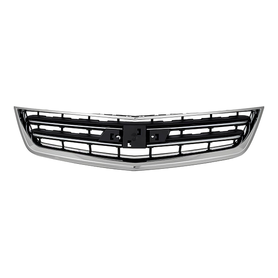 2014-2020 Chevrolet Impala Grille With Chrome Molding Matte Black Lt Model – Front View (GM1200685)