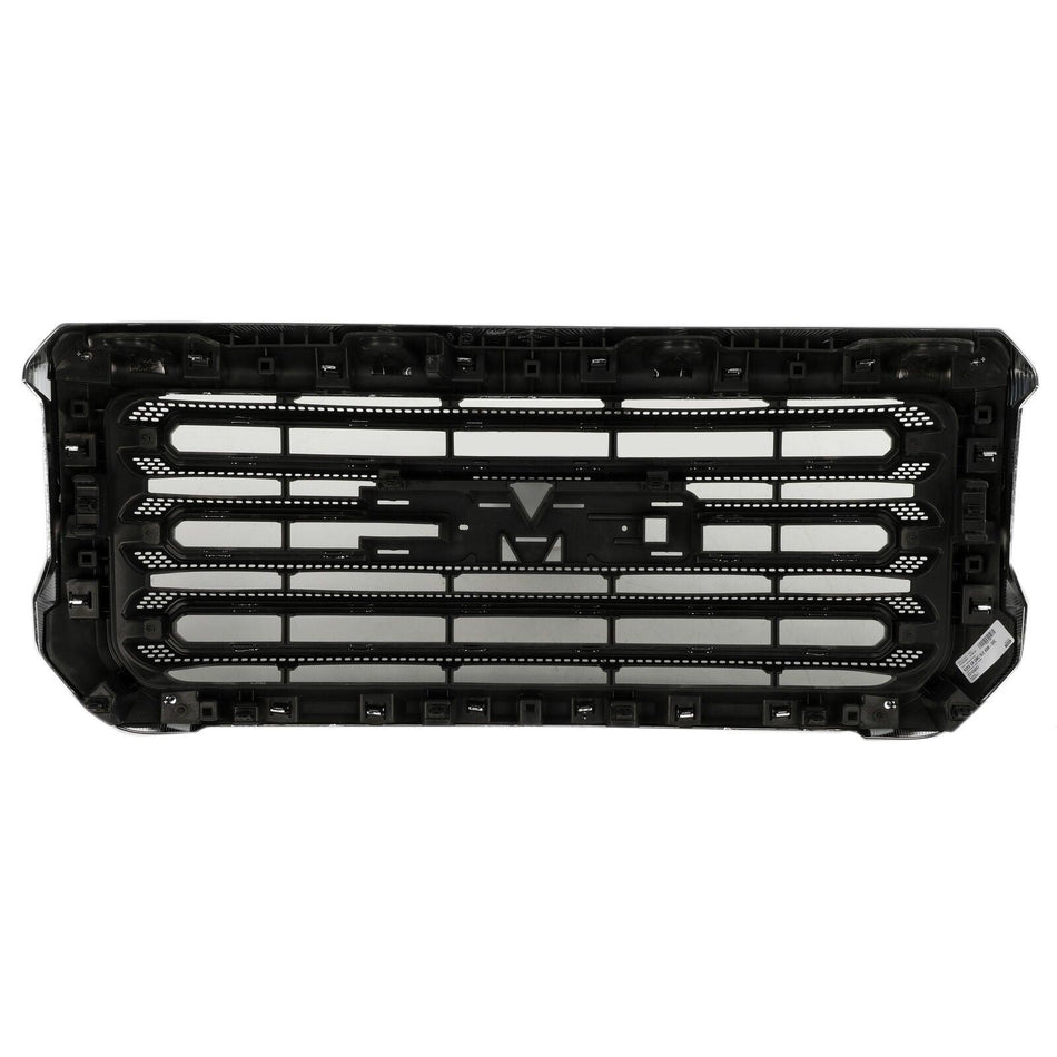 2015-2019 Gmc Sierra 2500 Grille Without Moulding Base/Sle Model Matte Dark Gray