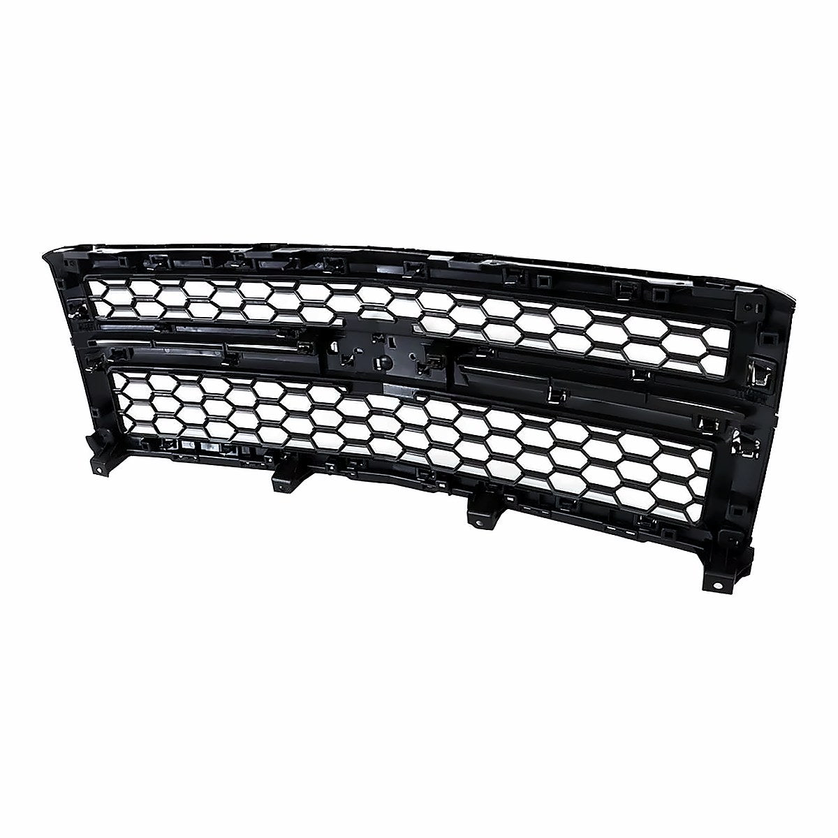 2014-2015 Chevrolet Silverado 1500 Grille Chrome Frontame/Black Mesh With Chrome Moulding Ltz – Back View (GM1200696)