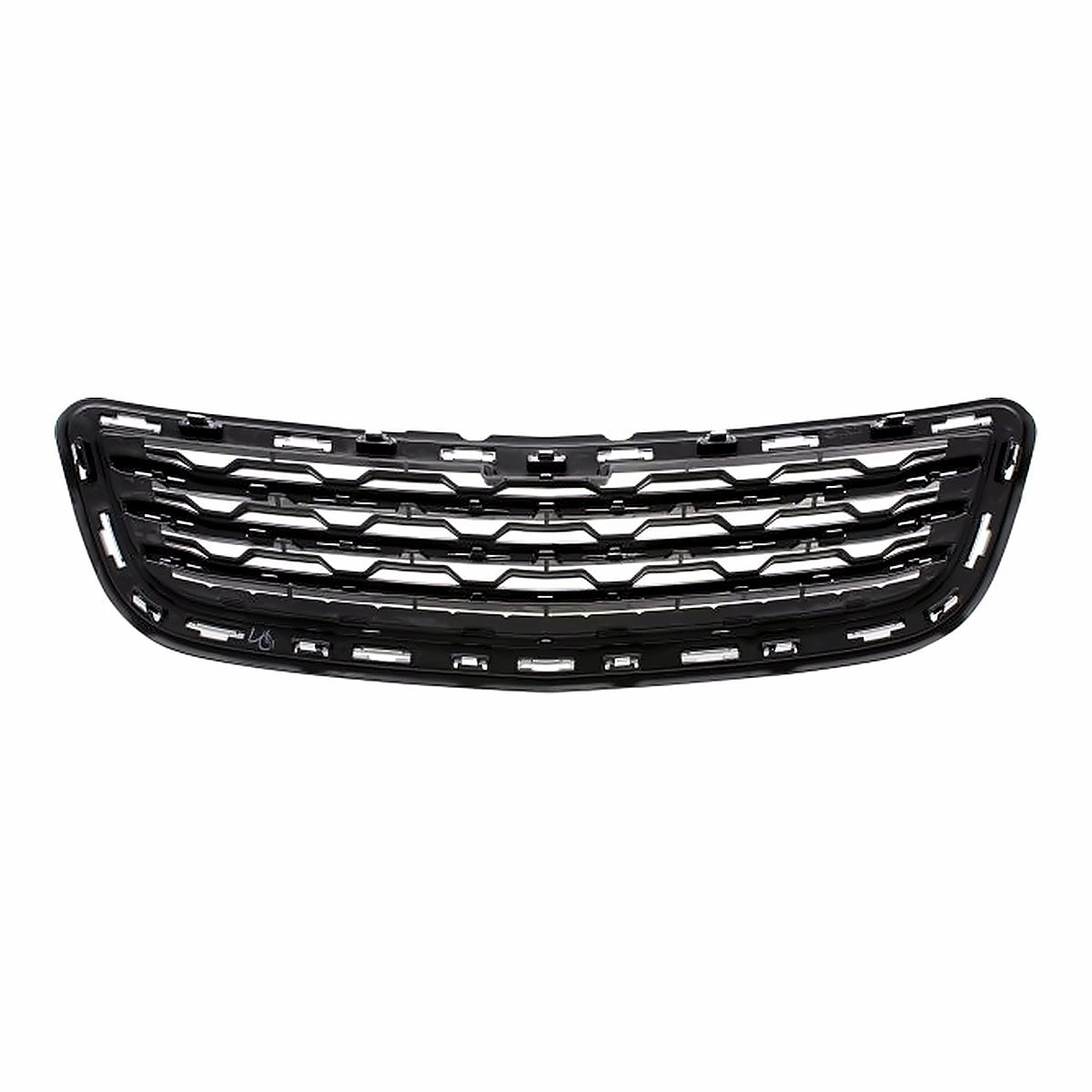 2015-2016 Chevrolet Trax Grille Lower Black With Chrome Frontame Bar Mouldings – Back View (GM1200727)