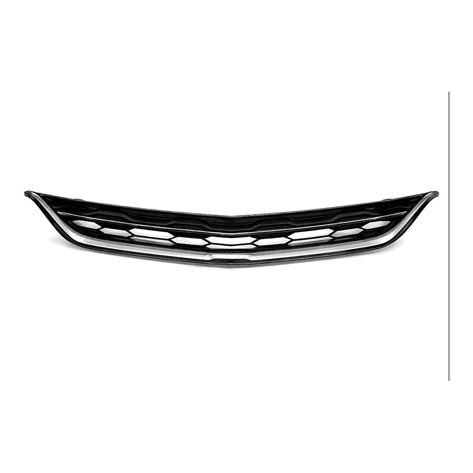 2016-2018 Chevrolet Malibu Grille Upper Black With Chrome Moulding Without Adaptive Cruise – GM1200730