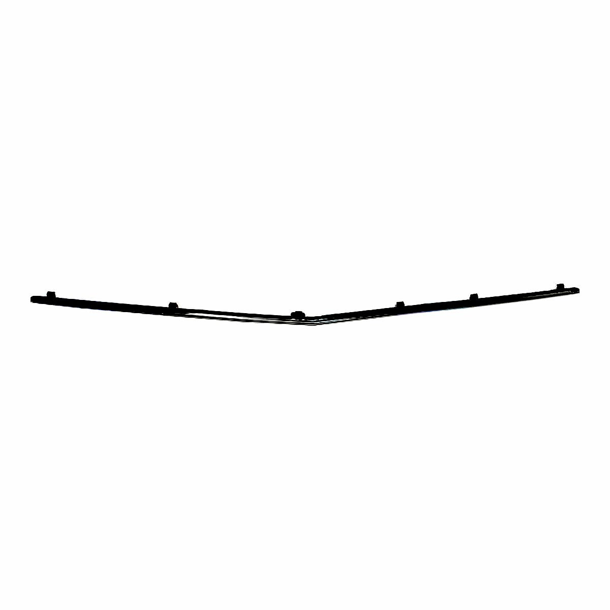 2005-2011 Cadillac Sts Hood Molding Chrome – Back View (GM1235123)
