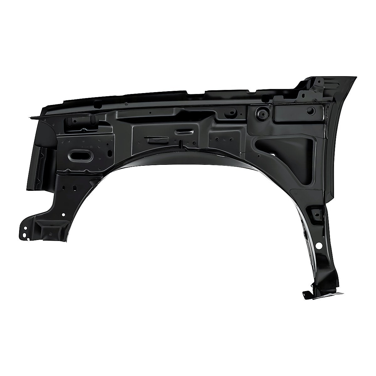 2002-2006 Cadillac Escalade Fender Front Passenger Side With Clad Hole – Back View (GM1241310)