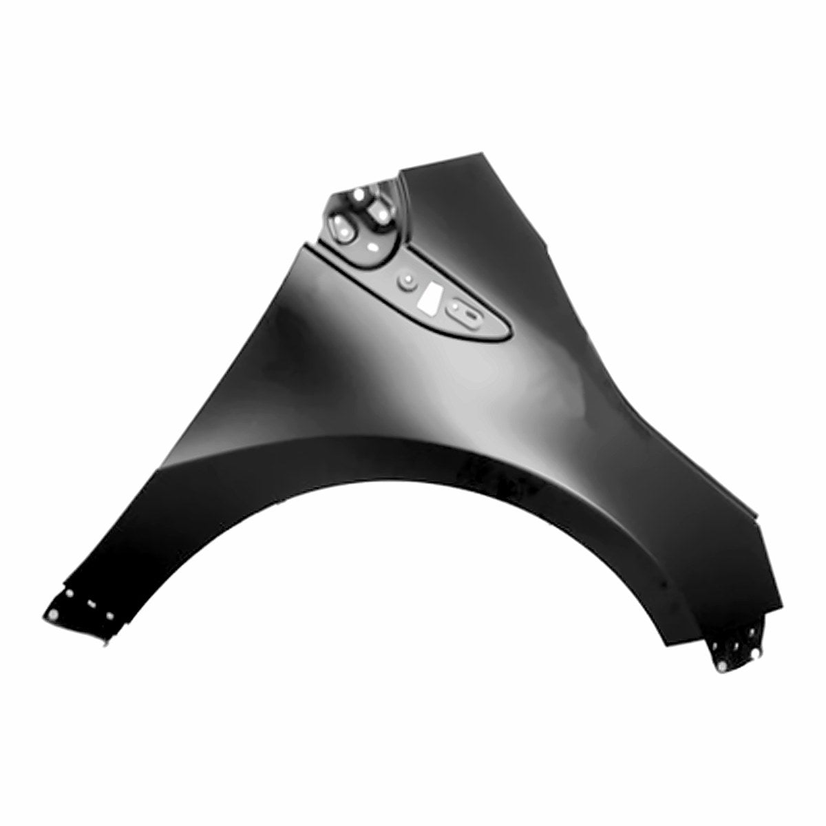 2011-2015 Chevrolet Volt Fender Front Passenger Side Without Side Lamp Hole With Charge Ho – Back View (GM1241371)