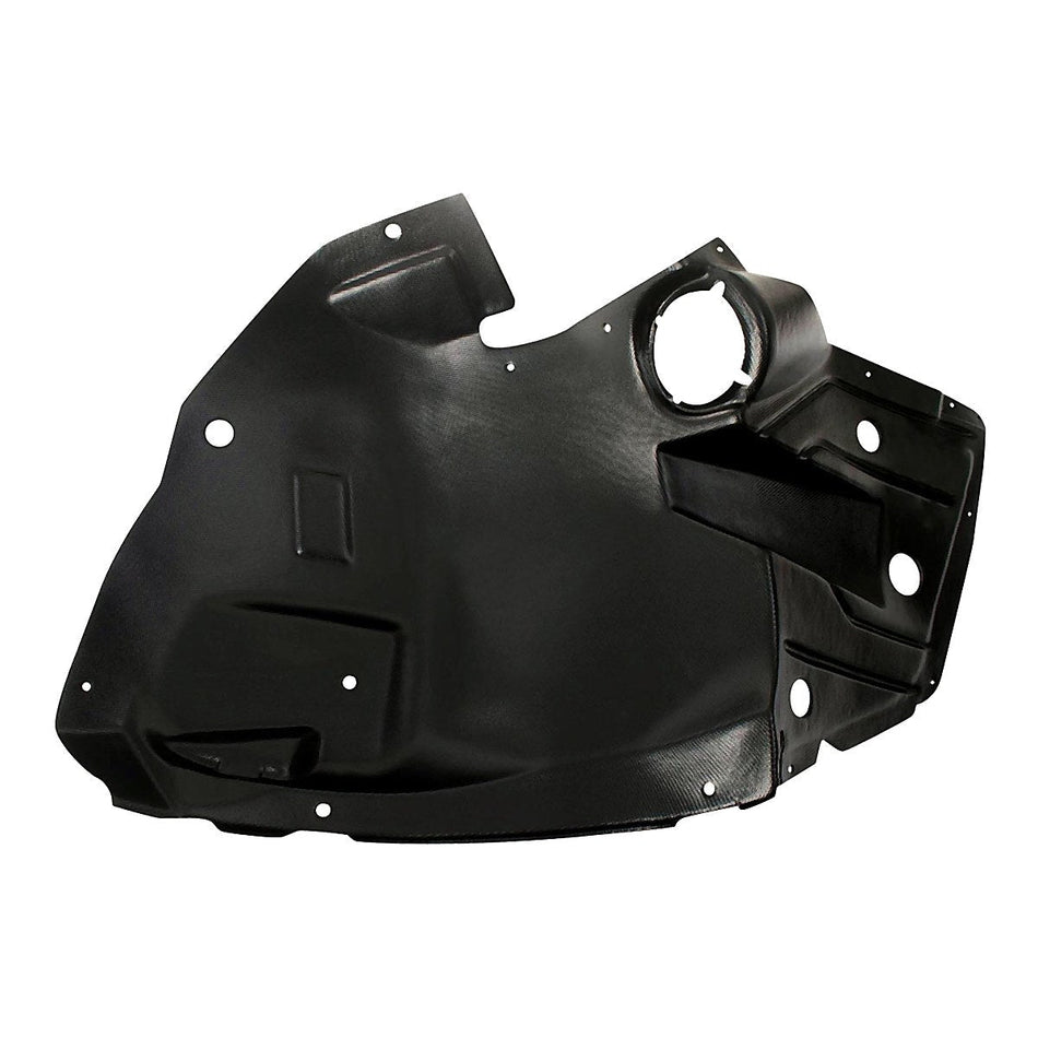 2011-2014 Cadillac CTS-V Wagon Fender Liner Front Driver Side - side angle, Part GM1248229