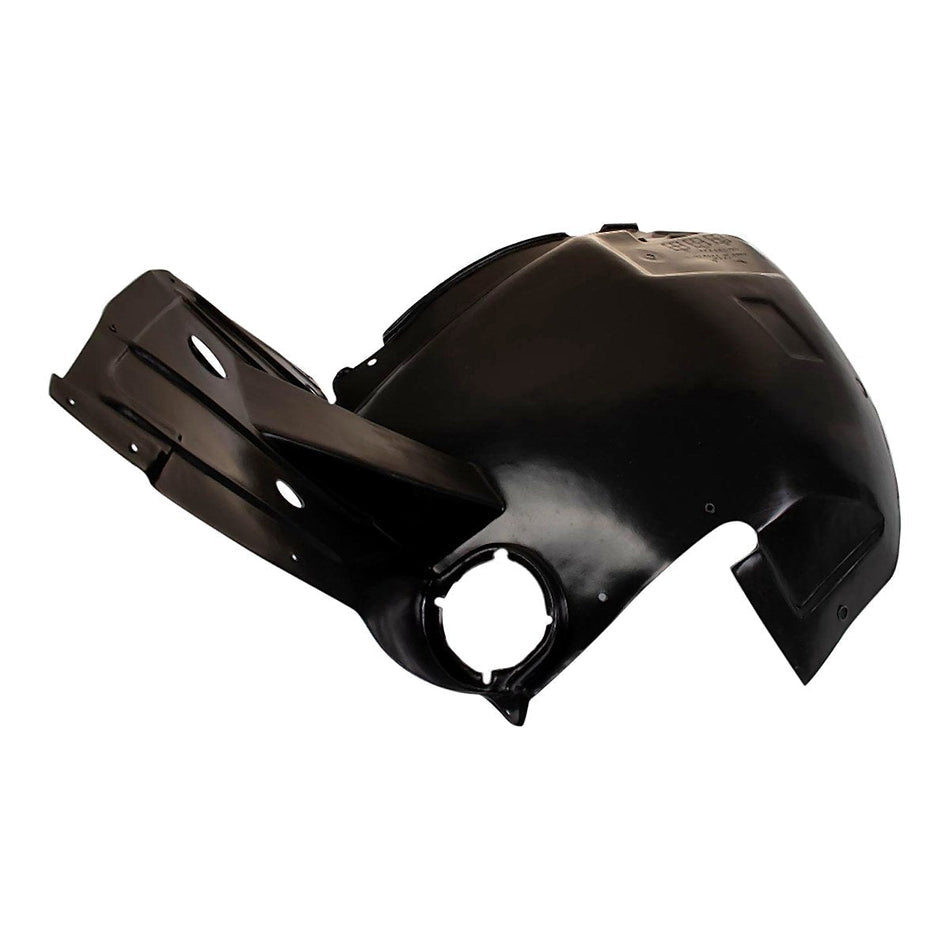 2011-2014 Cadillac CTS-V Wagon Fender Liner Front Passenger Side - side angle, Part GM1249229