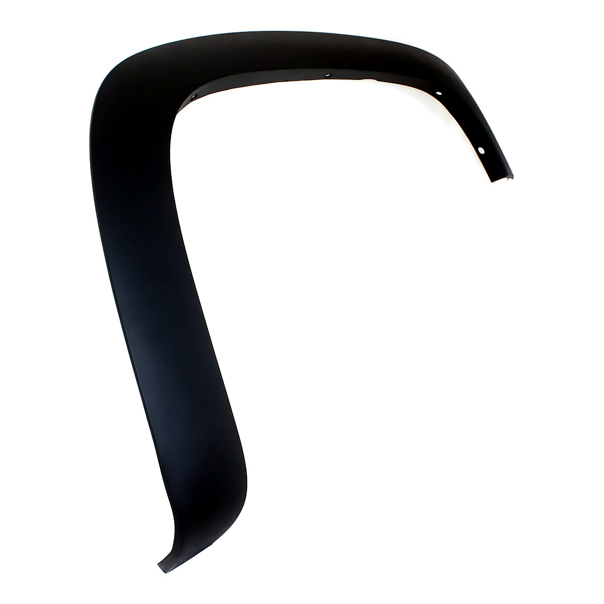 2004-2012 Chevrolet Colorado Fender Flare Front Passenger Side Dark Gray Textured Base Model Thin – Side View (GM1269110)