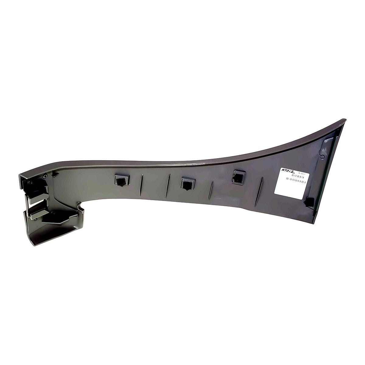 2002 Chevrolet Avalanche Fender Cladding Front Passenger Side Lower Matte-Gray – Back View (GM1293111)
