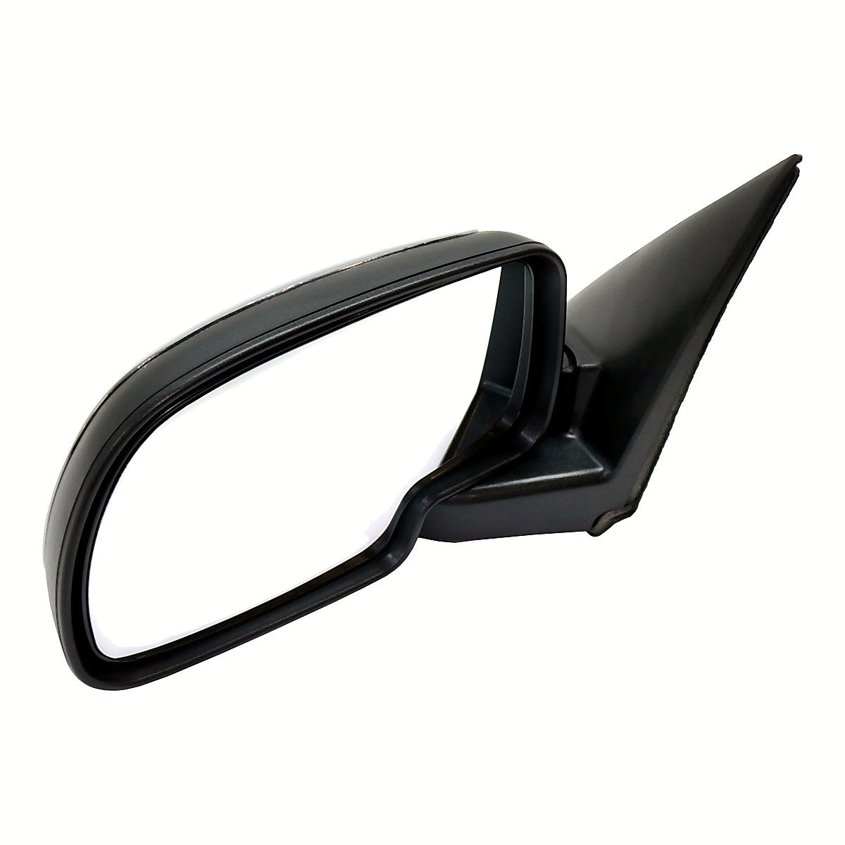 2002 Chevrolet Avalanche Door Mirror Driver Side Power Chrome Standard Style Manual Folding_GM1320174-3