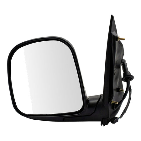1996-2002 Chevrolet Van Express Door Mirror Driver Side Power Heated Textured Flat Glass_GM1320228