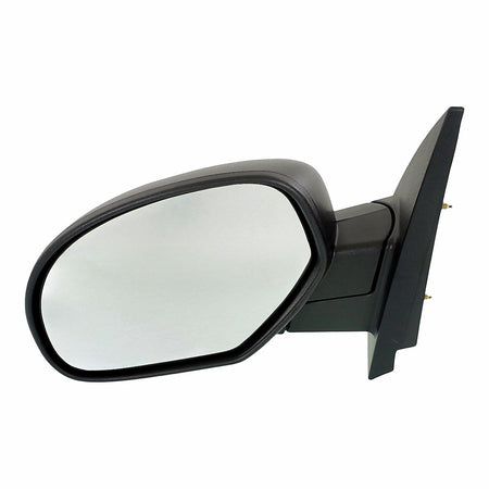 2007-2013 Chevrolet Silverado 1500 Door Mirror Driver Side Manual Folding Textured Black_GM1320332