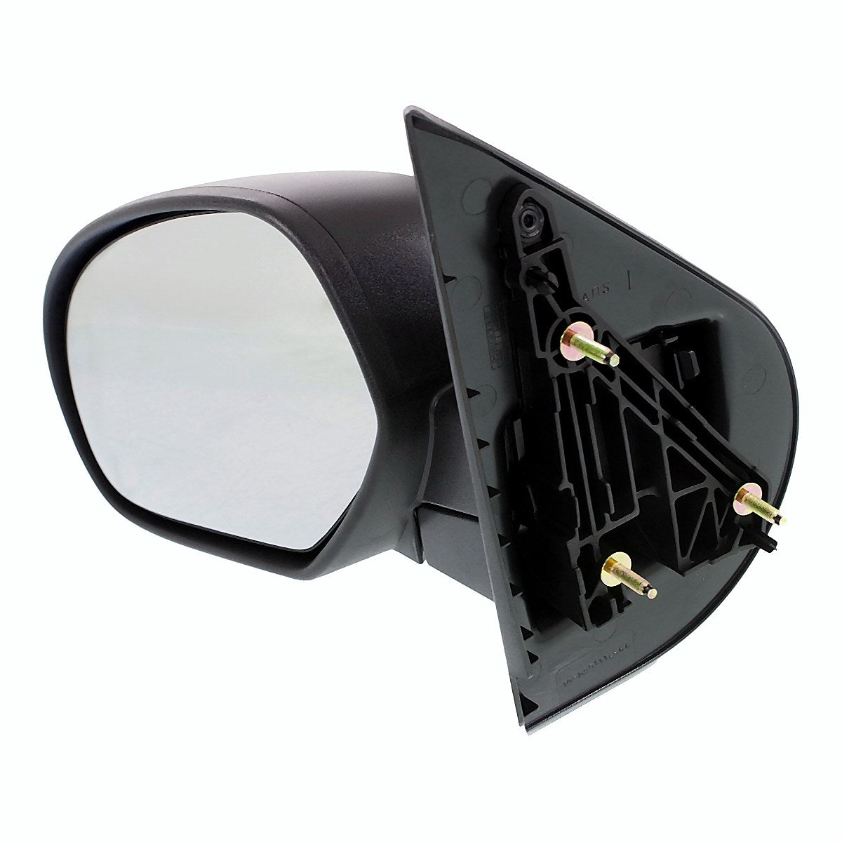 2007-2013 Chevrolet Silverado 1500 Door Mirror Driver Side Manual Folding Textured Black_GM1320332-2
