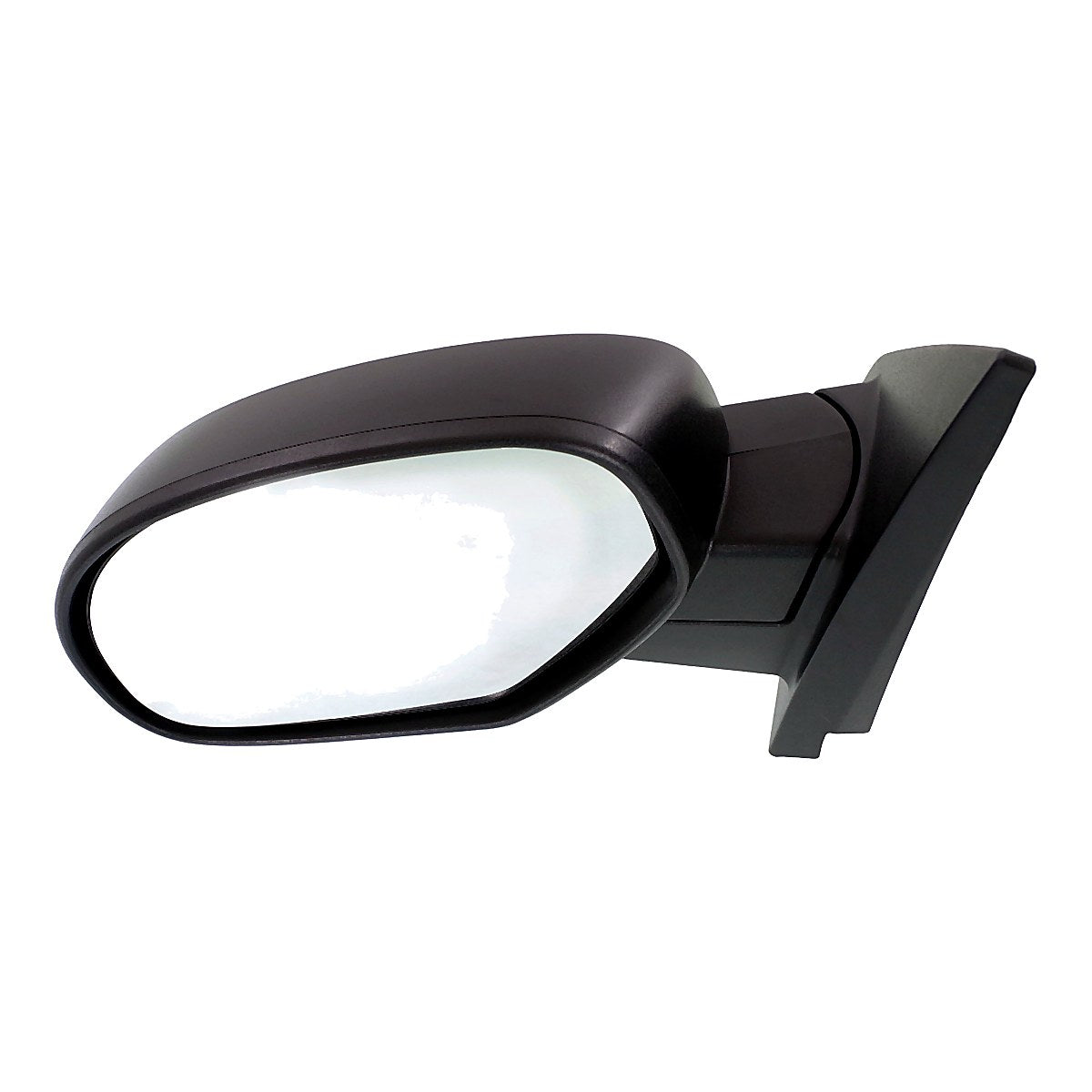2007-2013 Chevrolet Silverado 1500 Door Mirror Driver Side Manual Folding Textured Black_GM1320332-4