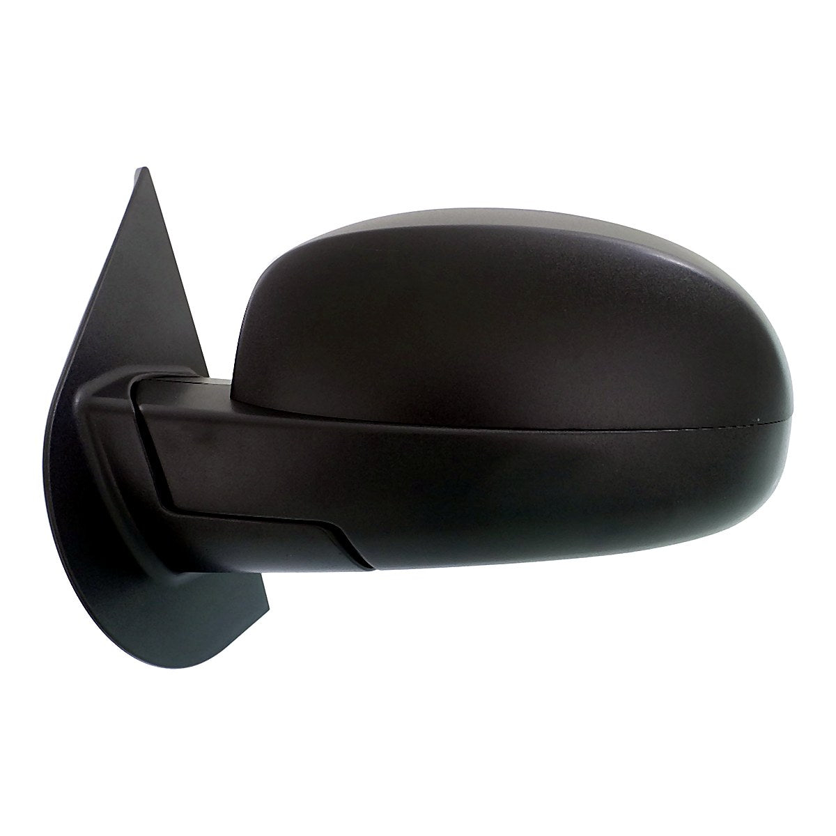 2007-2013 Chevrolet Silverado 1500 Door Mirror Driver Side Manual Folding Textured Black_GM1320332-5