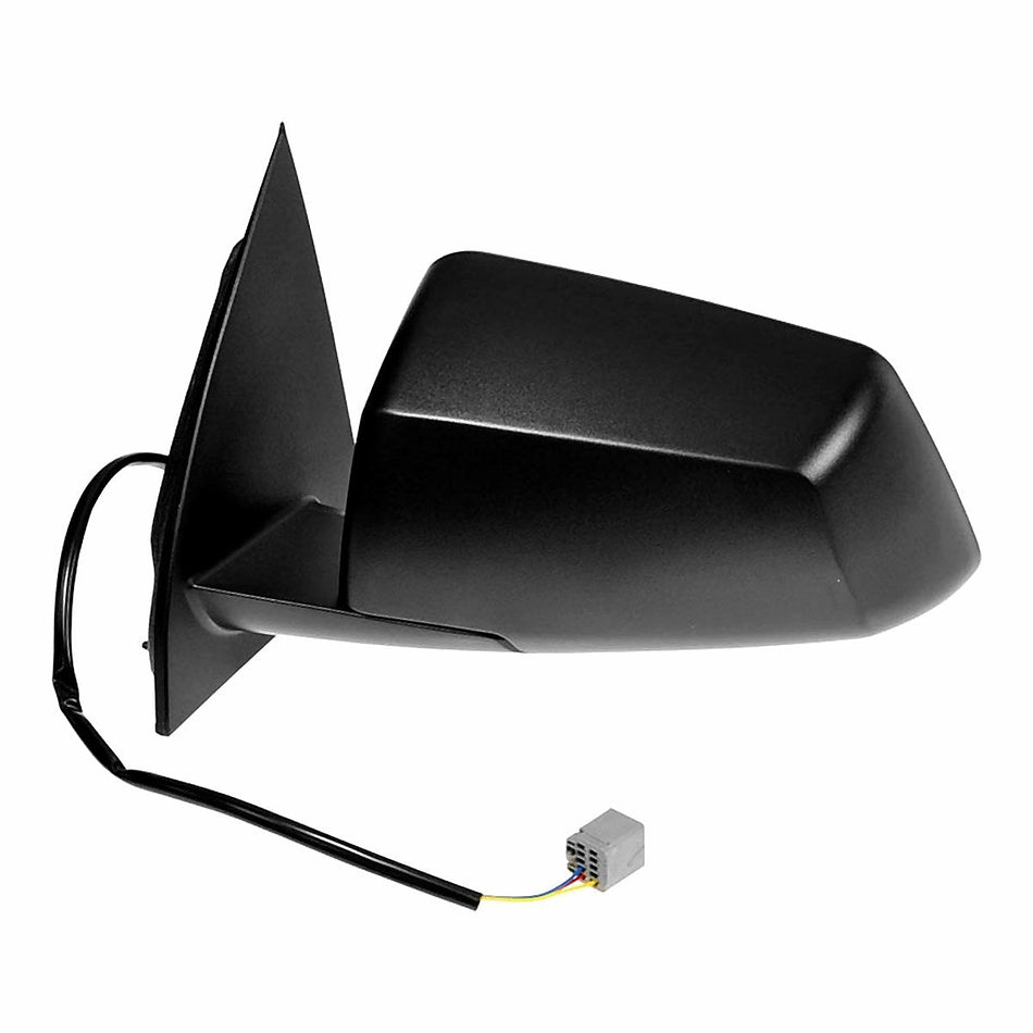 2009-2017 Chevrolet Traverse Door Mirror Driver Side Power Textured Black_GM1320388-2