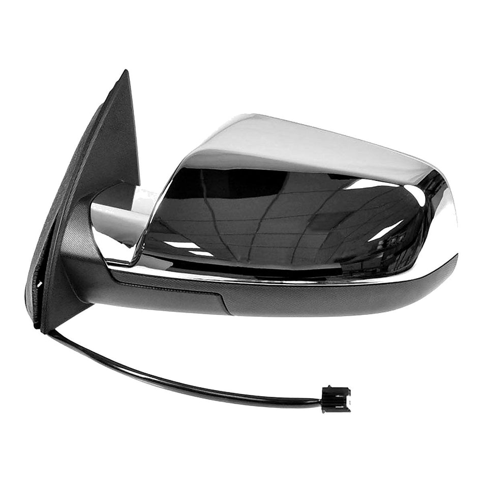2010-2011 Chevrolet Equinox Door Mirror Driver Side Power Heated Chrome_GM1320393-2