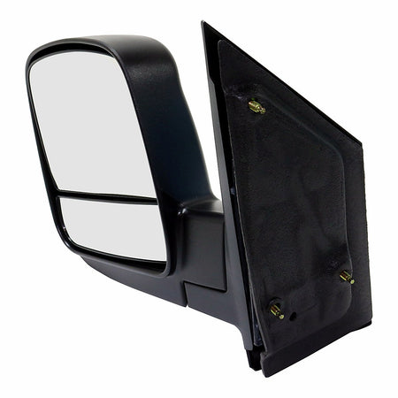 2003-2023 Chevrolet Van Express Door Mirror Driver Side Manual Black Textured Dual Glass_GM1320395-2