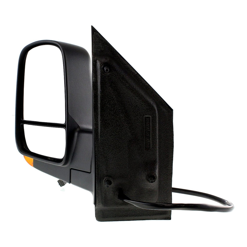 2008-2025 Chevrolet Van Express Door Mirror Driver Side Power Heated With Signal Manual Folding Textured Dual Glass_GM1320397-2