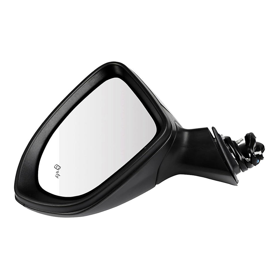 2016-2019 Chevrolet Cruze Sedan Door Mirror Driver Side - side angle, Part GM1320543