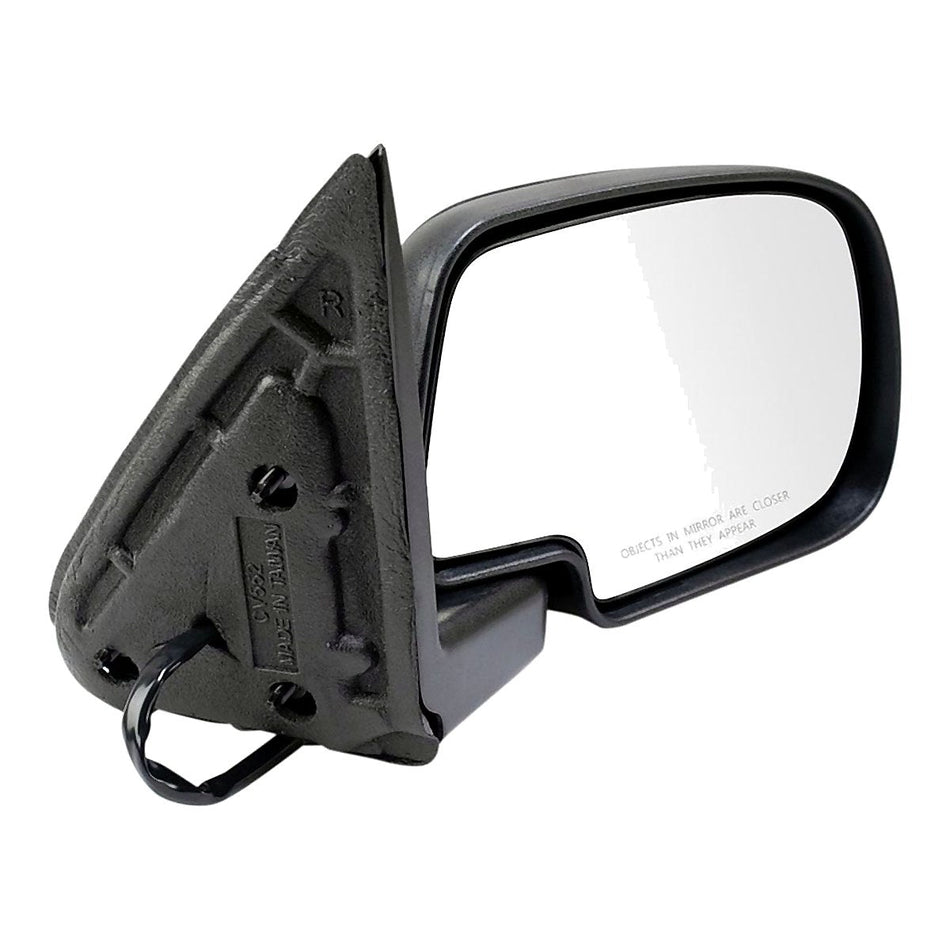 2000-2006 Chevrolet Tahoe Door Mirror Passenger Side - side angle, Part GM1321252