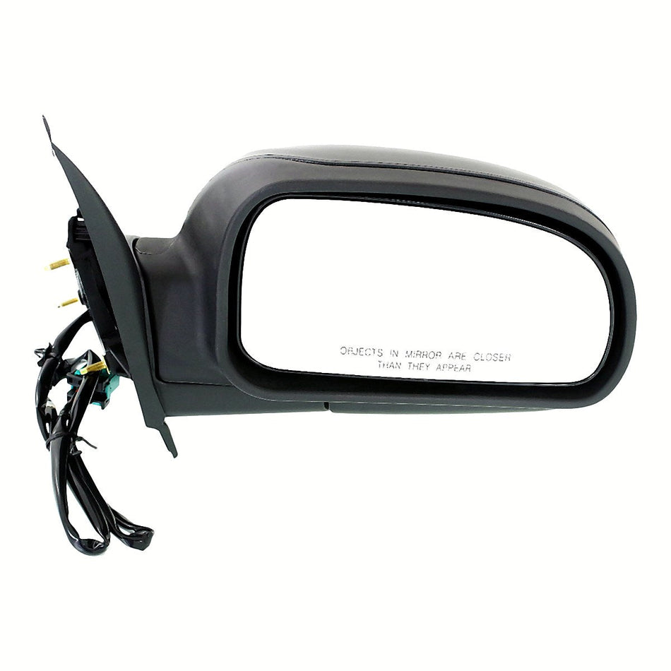 2002-2009 Chevrolet Trailblazer Door Mirror Passenger Side Power Heated Without Signal Manual Folding Black Std_GM1321265