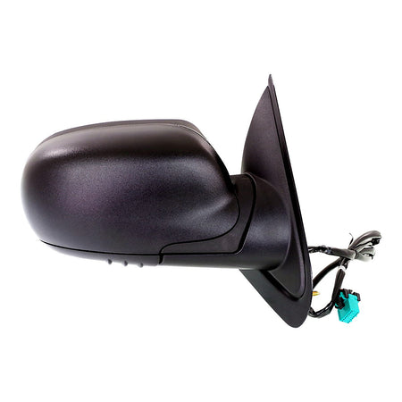 2002-2009 Chevrolet Trailblazer Door Mirror Passenger Side Power Heated Without Signal Manual Folding Black Std_GM1321265-5