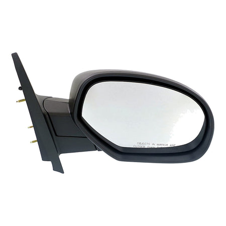 2007-2013 Chevrolet Silverado 1500 Door Mirror Passenger Side Manual Folding Textured Black_GM1321332