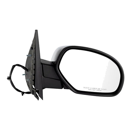 2007-2014 Chevrolet Tahoe Door Mirror Passenger Side Power Heated Withoutffrontoad Without Courtesy Without Signal Chrome Cap_GM1321340