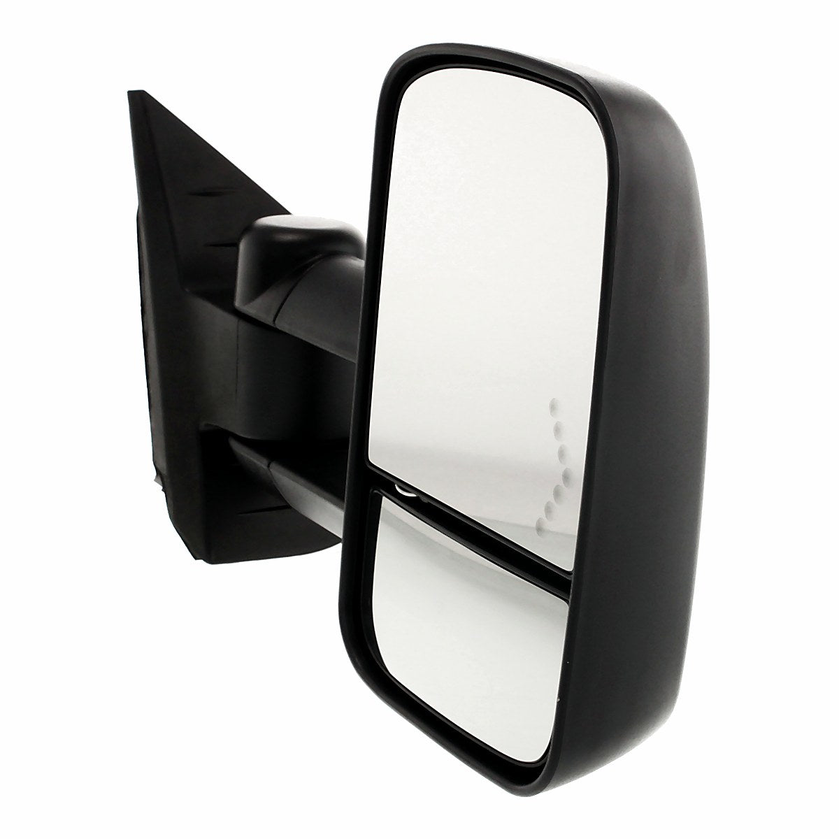2007-2013 Chevrolet Silverado 1500 Door Mirror Passenger Side Power Heated Texxtured Trailer Tow Type Telescopic With Signal Manual Folding_GM1321354-3